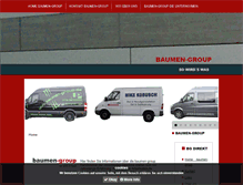 Tablet Screenshot of baumen-group.de